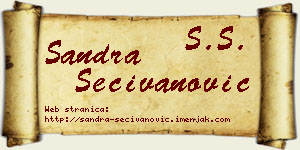 Sandra Sečivanović vizit kartica